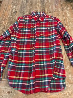 Ralph Lauren Red Green Blue Plaid Shirt